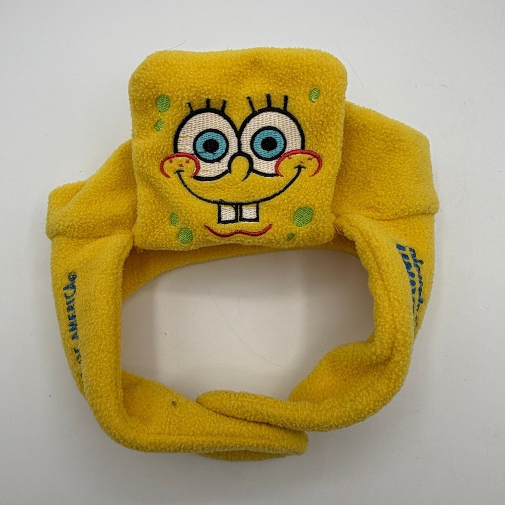SpongeBob SquarePants Hat Nickelodeon Fleece Beanie Infant Yellow 2011